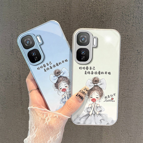 我是仙女适用iQOONeo11手机壳iqooneo10pro+/9spro/855竞速版新款iqooneo8/7/6se玻璃硬壳iqooneo5高级感neo3