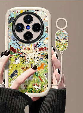 爆炸猫狗适用vivoX300Pro手机壳vivox200/x100ultra新款x90s/x80pro+高级x50x30防摔x27软壳x60/x70t套xNote