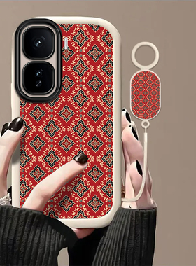 四叶花适用iQOONeo10Pro手机壳iqooneo9spro+软壳iqoo5/6se小众iqooneo7竞速全包防摔iqooneo5高级新款8/3