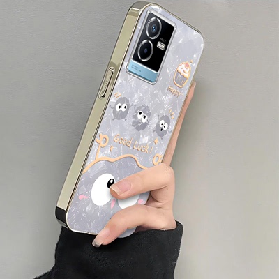 好运大眼适用vivoT2X手机壳vivoT1x新款vivoG2高级感vivoU3x镜头全包防摔男女保护套高级轻奢带挂绳小众情侣