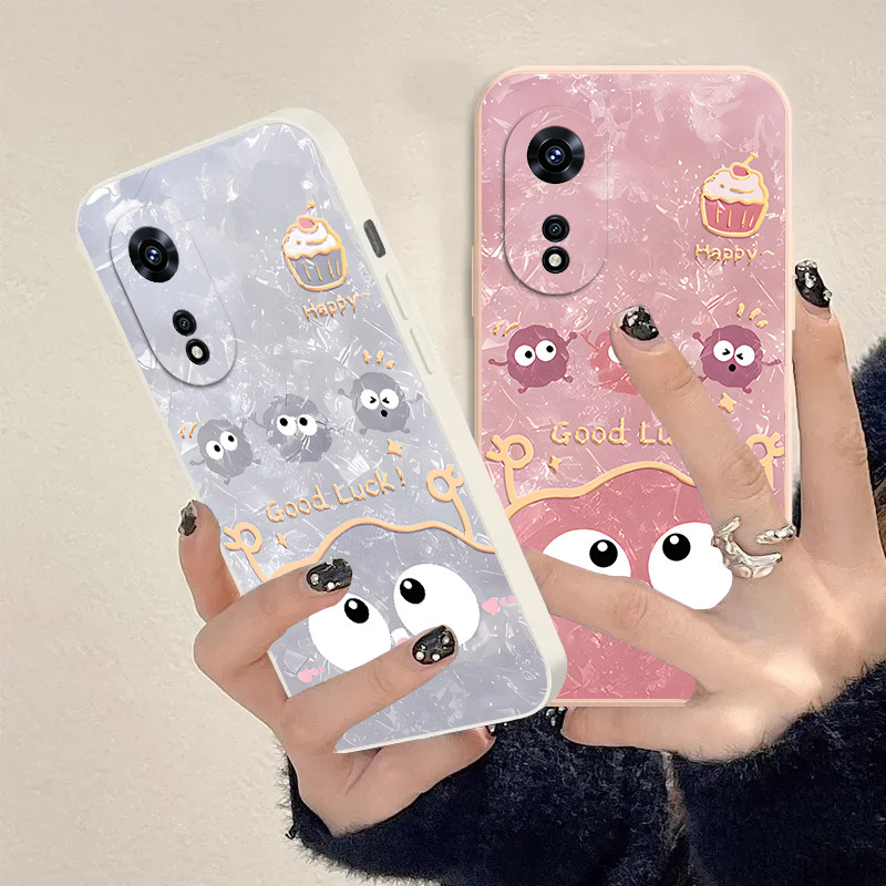 大眼煤球适用OPPOA97手机壳oppoa96/95全包a93/92s新款a91/72n外壳58/56/55软壳36/32/5高级11/9/2x液态a3/1i