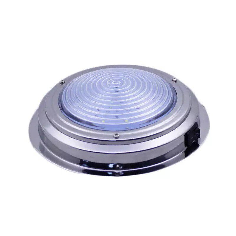 船灯LED船舱灯316不锈钢游艇顶灯房车顶灯船用室内照明灯具
