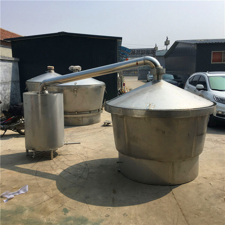哈尔滨订置一体式自酿酒设备不锈钢分体式蒸酒器风冷式冷凝器