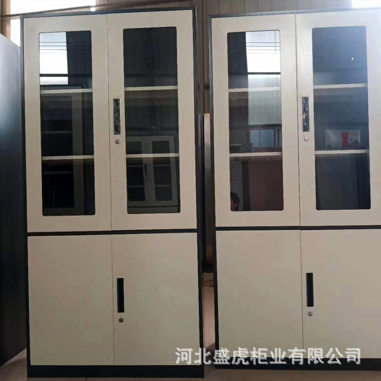 文件柜铁皮柜办公室档案钥匙矮柜加厚办公室文件柜铁皮档案凭证柜