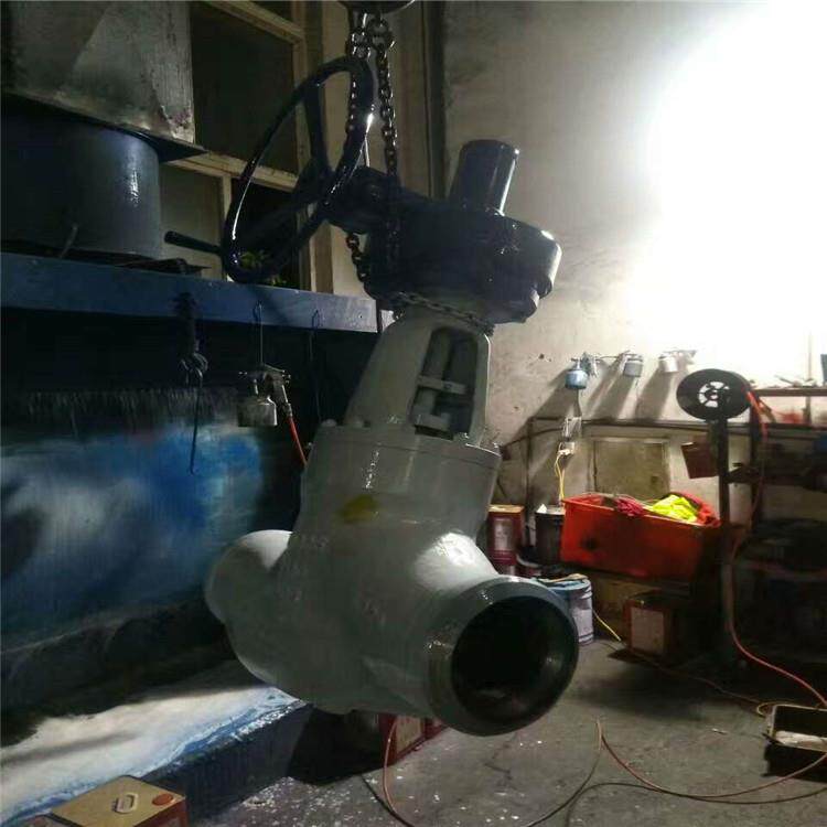 铸钢法兰伞齿轮焊接截止阀J561Y-250C焊接截止阀DN150