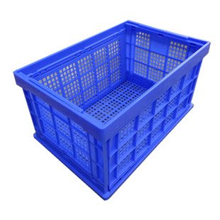 3号折叠物流周转箩3#塑料运输筐折叠整理收纳框子670*450*360mm