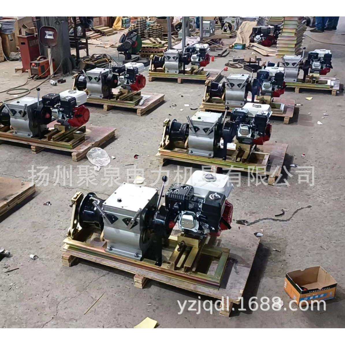 直销扬州聚泉电力承装四级3吨电动绞磨机动绞磨机机50kn