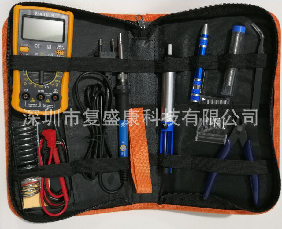 电烙铁带万用表套装焊锡工具万用表套装英规电烙铁组合套装包