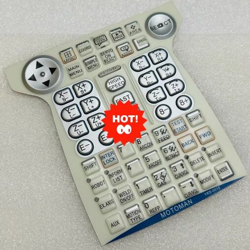 YKS-001E工业机器人DX100示教器JZRCR-YPP01-1按键膜测试
