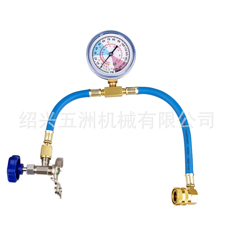 R12R22R134简易加氟工具，汽车空调检测加注制冷剂管，JF-003