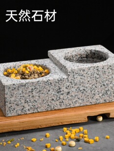 2026防打翻石头双碗双槽扒拉不动狗碗猫碗食槽食盆水盆宠物用品