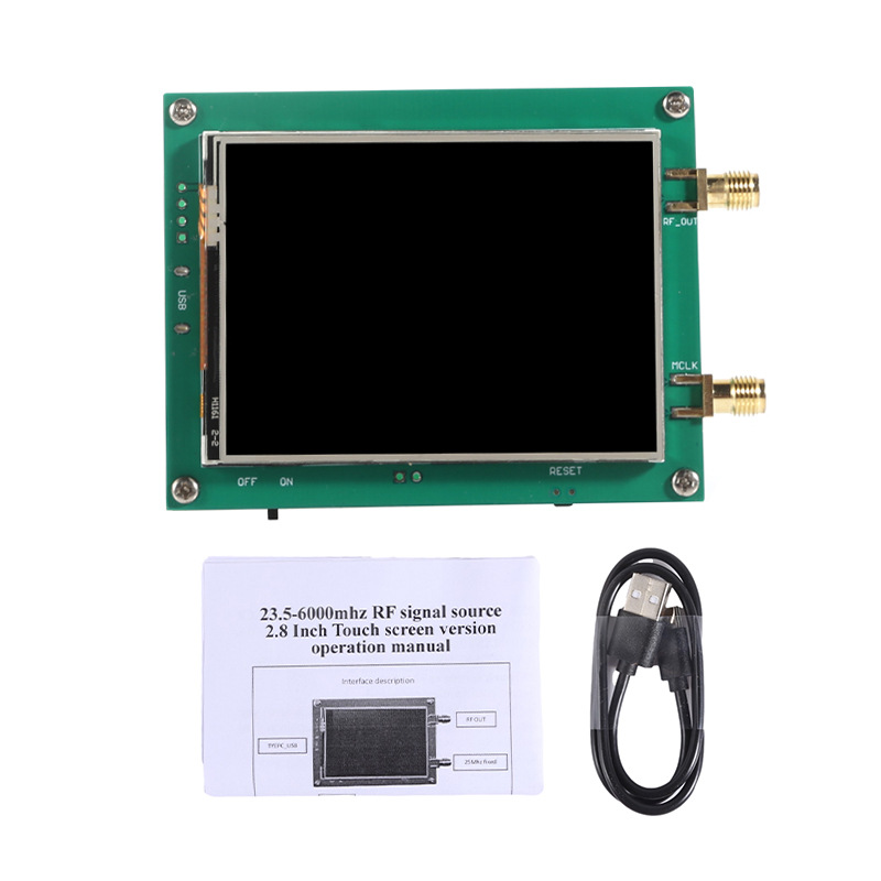 ADF4351 ADF4350开发板 带屏幕显示 35M-4.4G信号源 锁相环