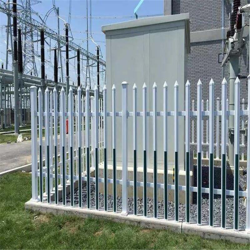 变压器专用安全围栏PVC草坪护栏PVC栏杆塑钢栏杆绿化带护栏
