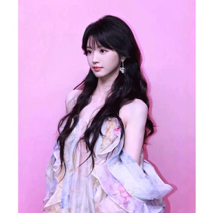 TWOTWINSTYLE田曦薇同款连衣裙晚宴聚会深V领仙女裙国风礼服裙