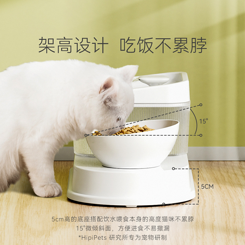 多功能饮水机宠物猫饮水喂食恒温加热活水循环自动饮水器滤芯猫碗