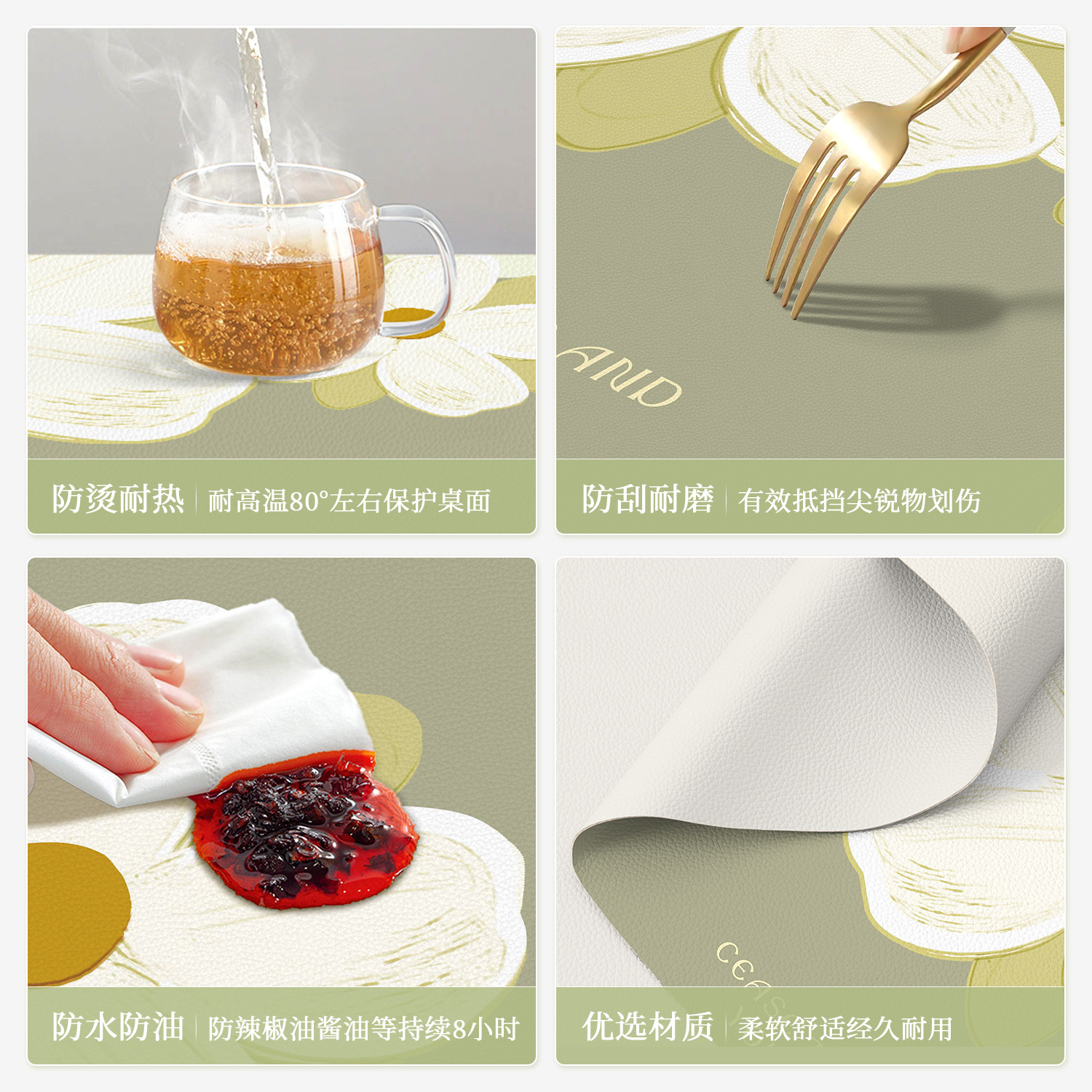 电视柜桌垫长条桌布轻奢高级感防水可裁剪鞋柜餐边柜台面保护垫子