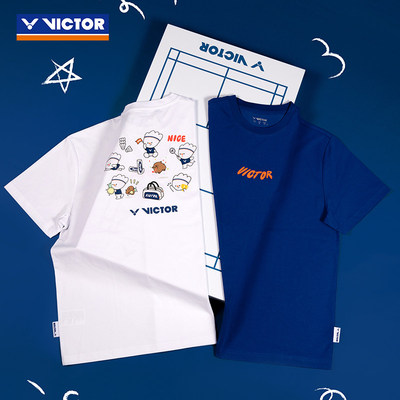 威克多VICTOR胜利羽毛球服吉祥物系列 Wingo&Corko短袖T-2601WAC