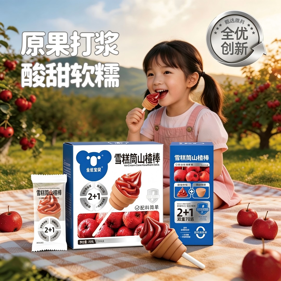 全优宝贝益生元山楂棒