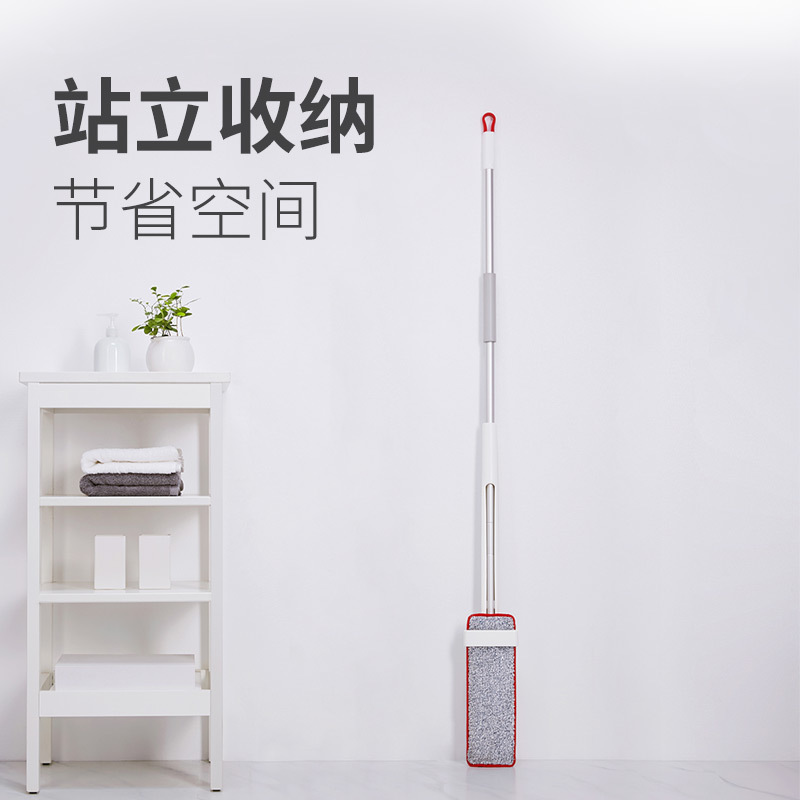 懒人免洗自挤水平板拖把擦地自动折叠刮刮乐家用墩布地拖一拖净