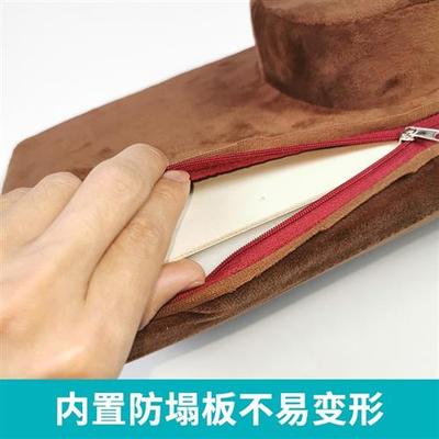 爵彩美容床枕头美容院专用防塌带圆柱长方形按摩床上的软硬小枕头