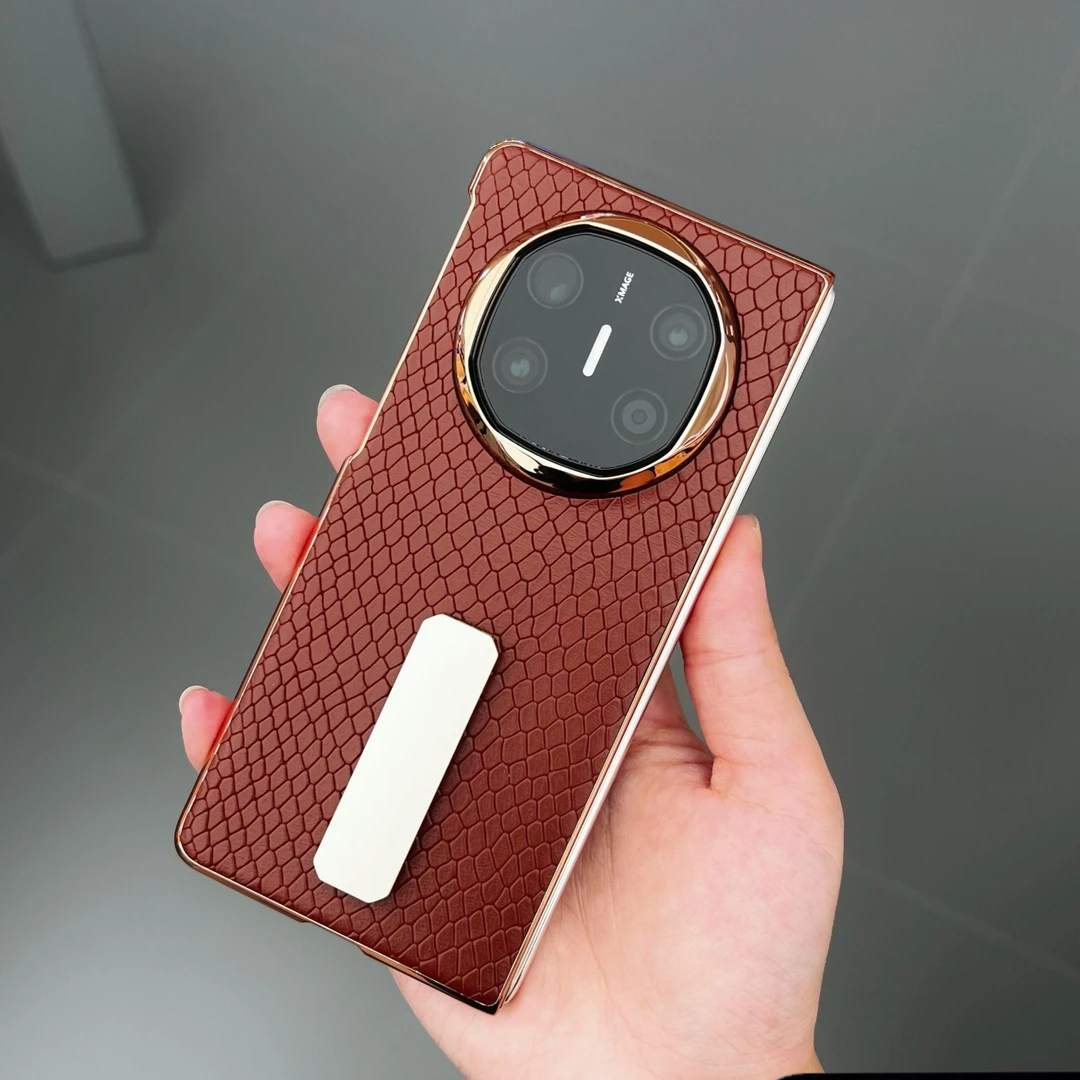 原装正品适用华为MateX6皮质手机壳新款matex6典藏版270旋转磁吸支架单后壳x6秒变XT非凡大师皮革超薄保护套