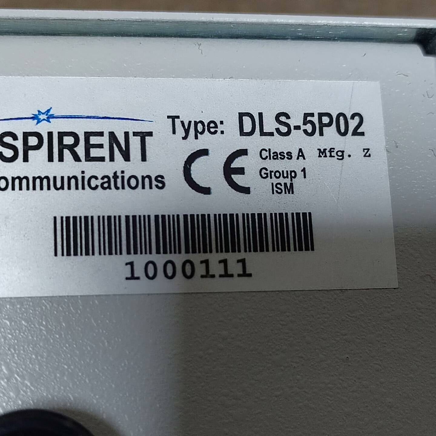 Spirent思博伦DLS-5P02噪声议价 也可为维修！！