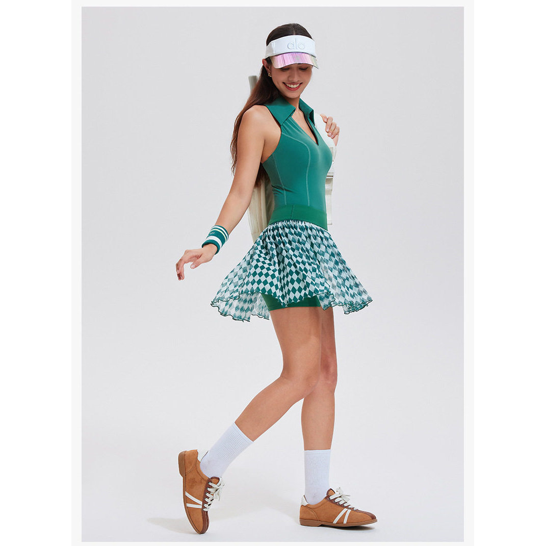 2026新款休闲运动套装裙女款夏韩版短袖衫短裙网球两件套裙裤