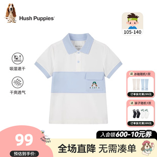 上衣中大童T恤 暇步士男童POLO衫 夏季 新款 儿童休闲短袖