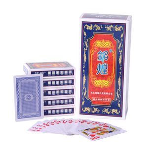 铭煌蓝737扑克牌整箱批发便宜朴克纸牌整箱100副棋牌室10副正品