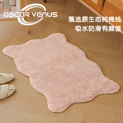 法式浪漫卫生间门口垫耐磨可机洗