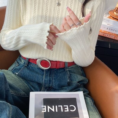 打底衫女秋冬2025新款白色内搭长袖高级感毛衣圆领针织衫春秋上衣