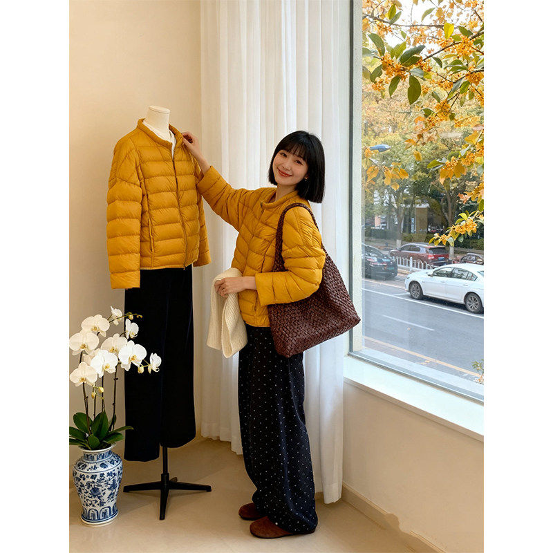 韩系轻薄黄色排骨棉服棉袄女款2025新款冬季洋气保暖短款棉衣外套,女装/女士精品,棉衣/棉服,淘宝优惠券,粉丝福利购,淘宝优惠卷