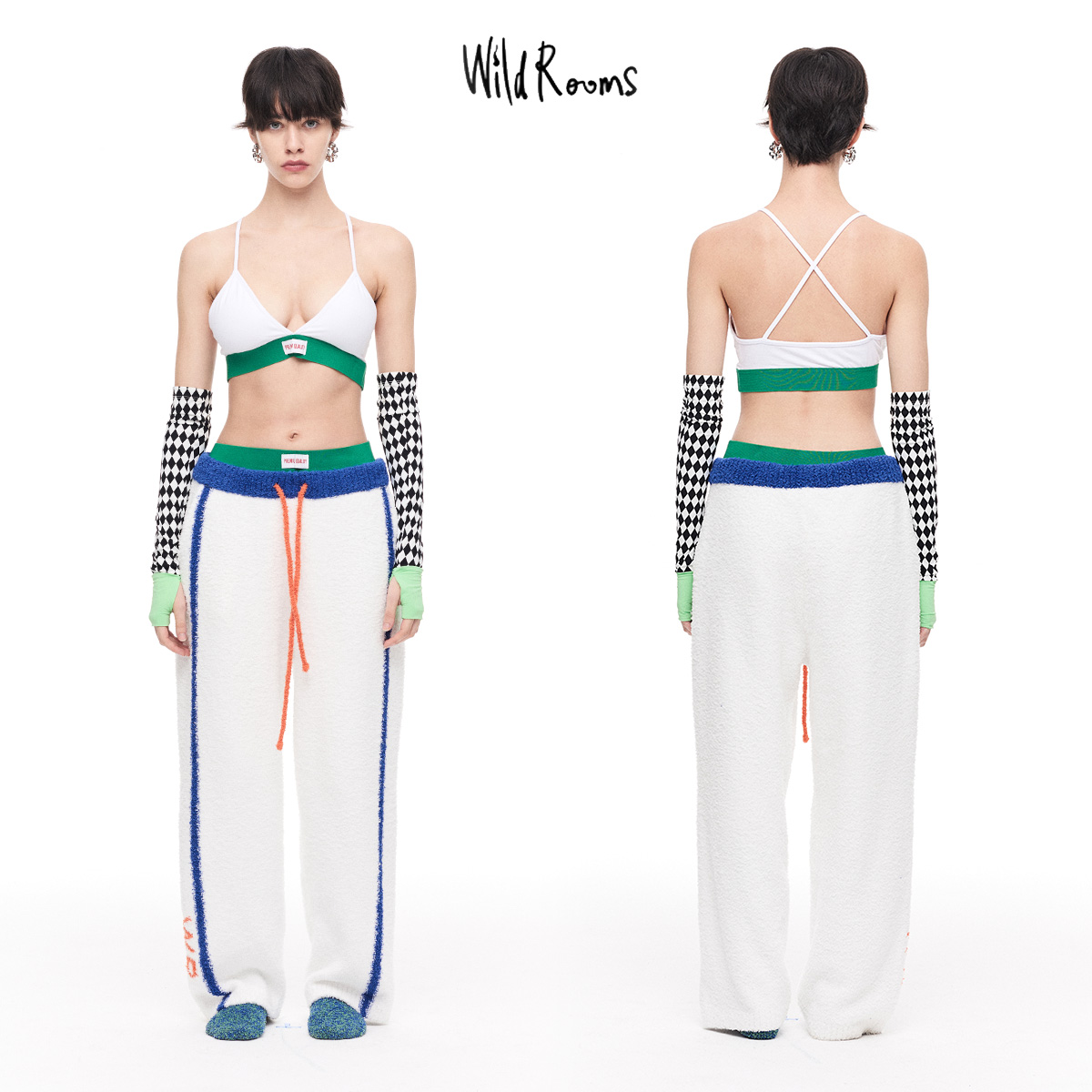 长裤家居裤WildRooms半边绒女