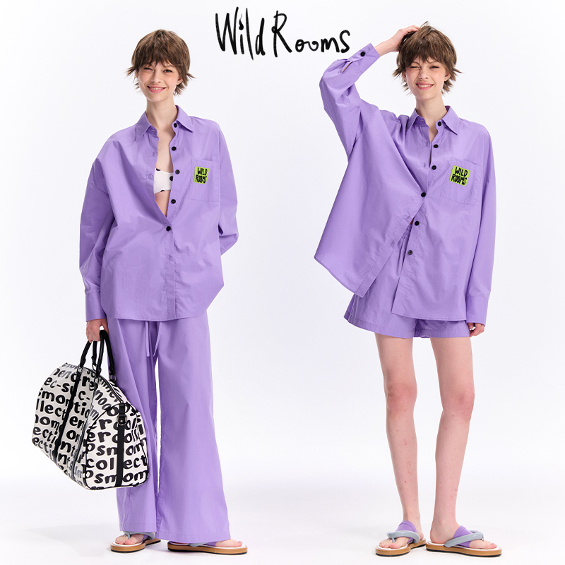 WildROOM睡衣女夏高级感纯棉短裤