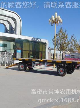 农制用区挂车厂拖家 8吨平板拖车 OJB工厂非标定厂运输车