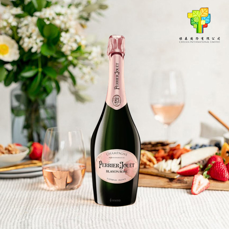 巴黎之花PerrierJouet法国布拉森桃红香槟起泡酒750ml单支装中秋