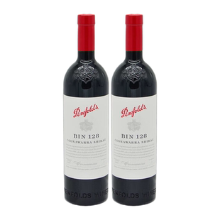奔富Penfolds澳洲进口Bin128设拉子干红葡萄酒聚餐750ml双支装