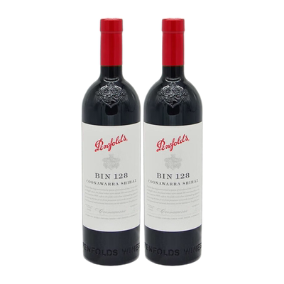 奔富Penfolds澳洲进口Bin128设拉子干红葡萄酒聚餐750ml双支装