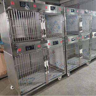 恒温氧舱笼宠物店住院笼不锈钢组合繁殖仓寄养狗猫干式猫笼输液笼