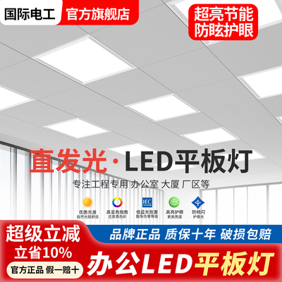 国际电工办公室集成吊顶平板灯