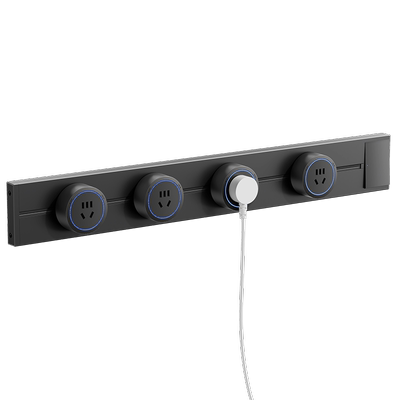 86型扩展导轨式插座带快充USB