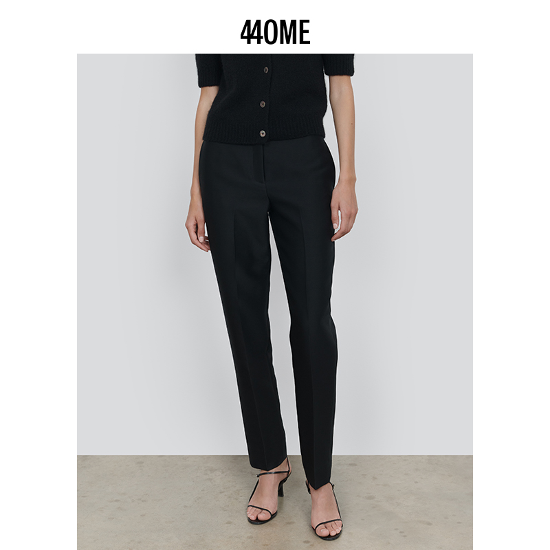 440ME羊毛混纺西装式长裤