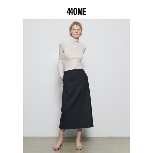 440ME轻薄高领羊毛针织打底毛衣