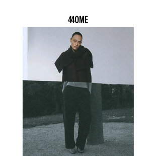 针织开衫 羊毛混纺长袖 毛衣FB3F0336K 时髦美拉德修身 440ME女装