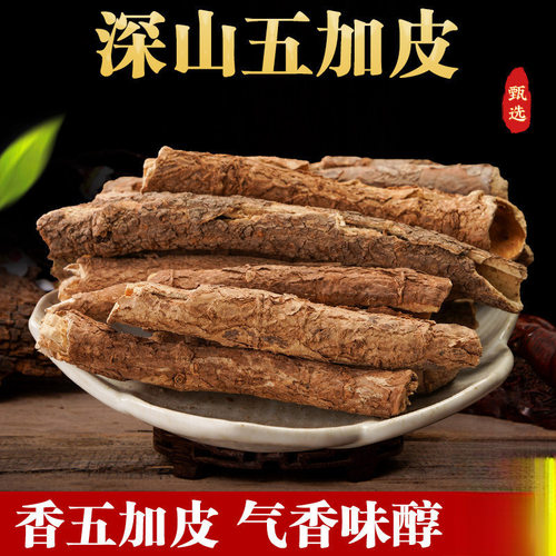 五加皮中药材正品野生100/250/500g 南五加皮正宗五谷皮根片粉