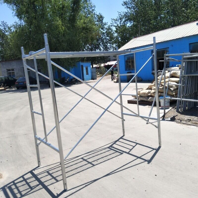 脚手架镀锌加厚工地简易活动架子移动半架装修用新款
