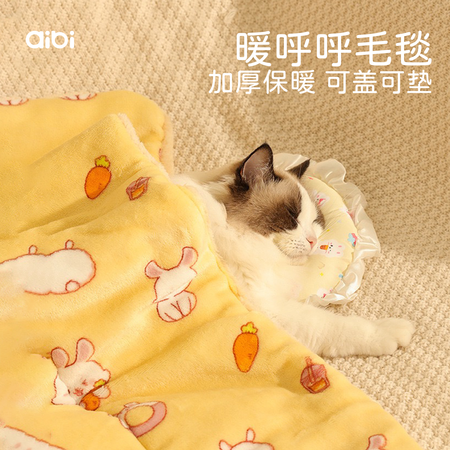 宠物毛毯新款四季猫狗垫子