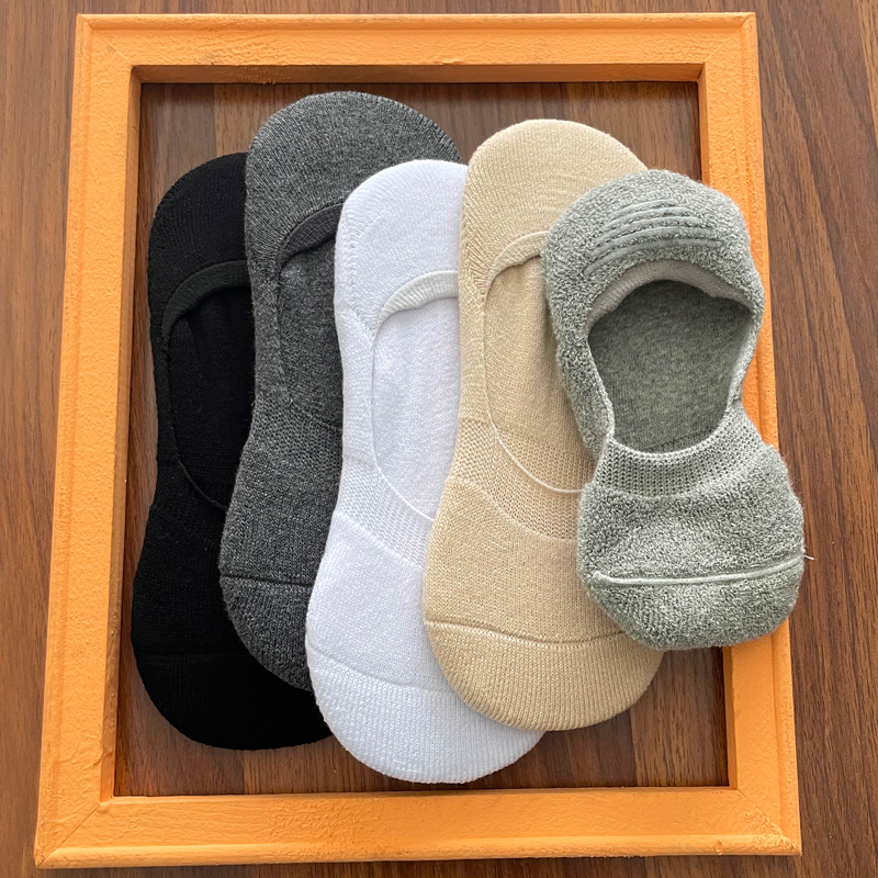 冬季女士吸汗防滑不掉跟浅口船袜