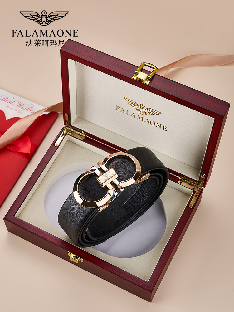 Ремень Falai Armani, мужские кожаные брендовые брюки высокого класса, мужской ремень высокого класса, подарок Танабата для парня Изображение 1