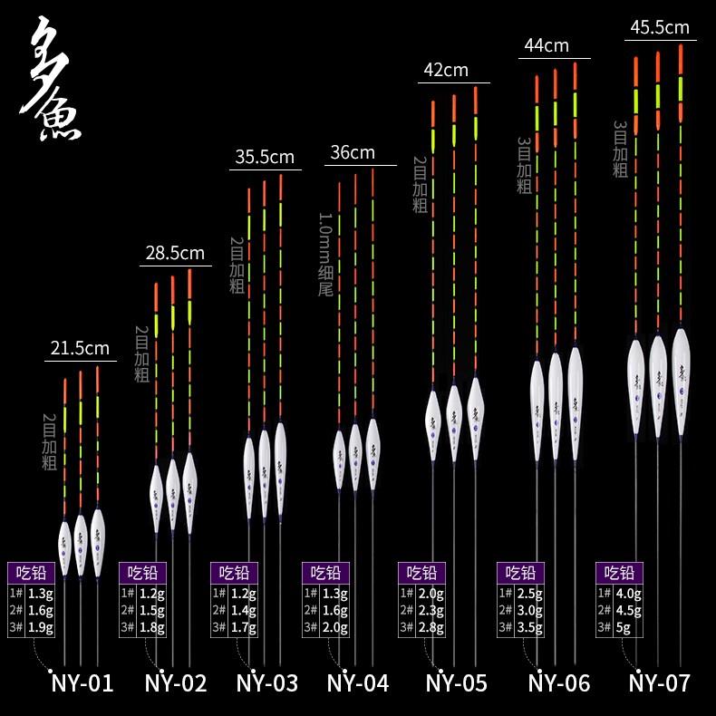黄金眼浮标套装加粗醒目鲤鱼3支装高灵敏纳米鱼漂鲫鱼浮漂钓鱼渔